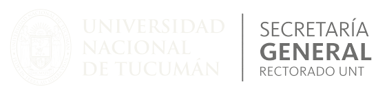 Logo UNT - Secretaría General del Rerctorado
